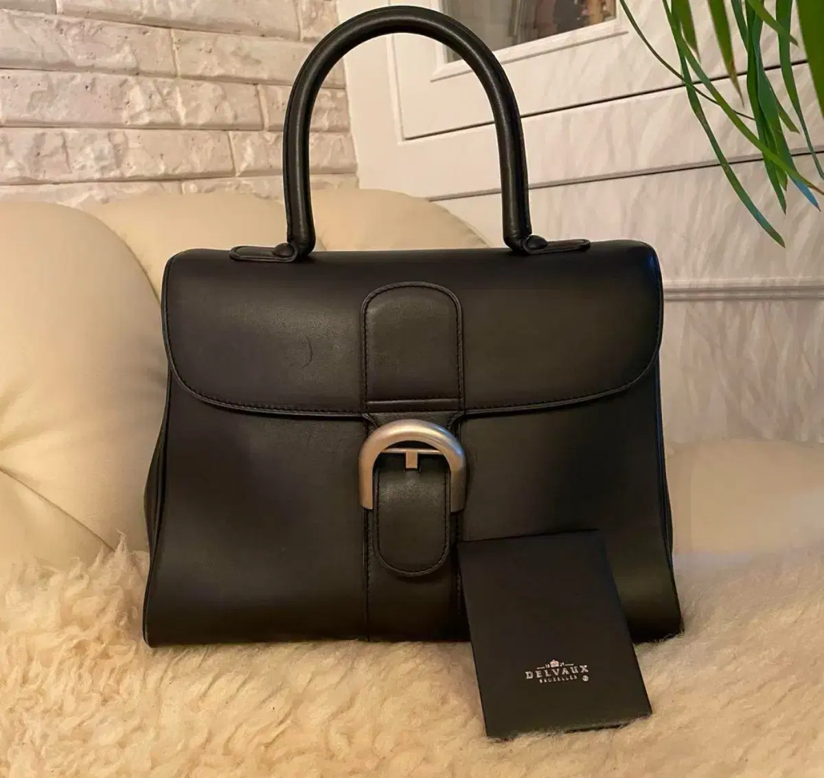 DELVAUX 델보 빈티지 로데오 카페리옹